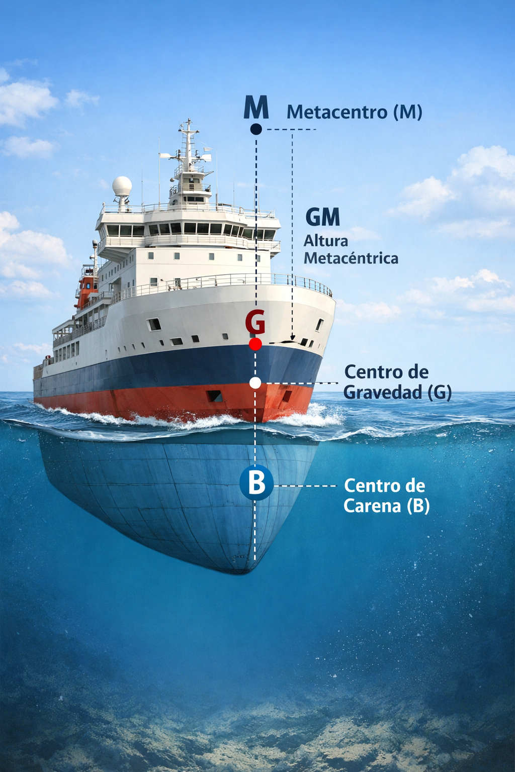 Conceptos clave de la estabilización de buques Conceptos clave de la estabilización de buques
