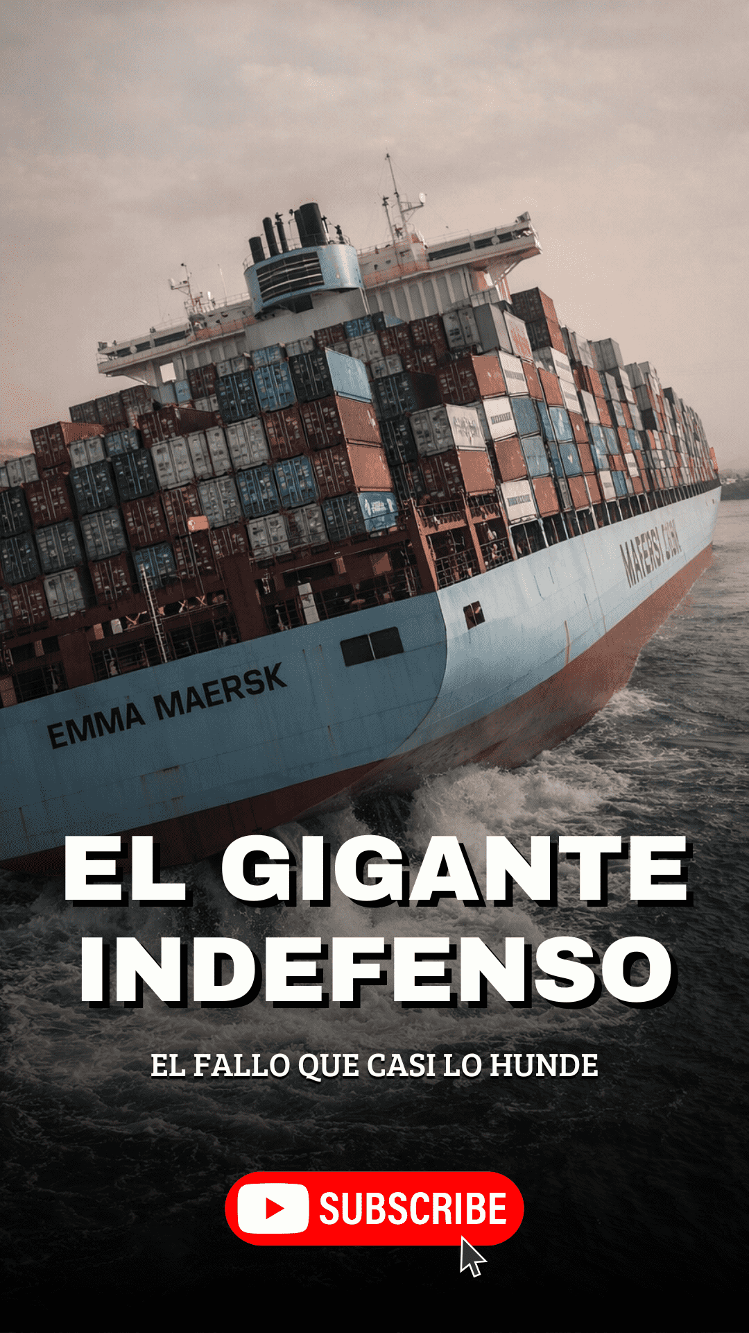 EL FALLO que casi hunde al Emma Maersk (Suez 2013) 🚢