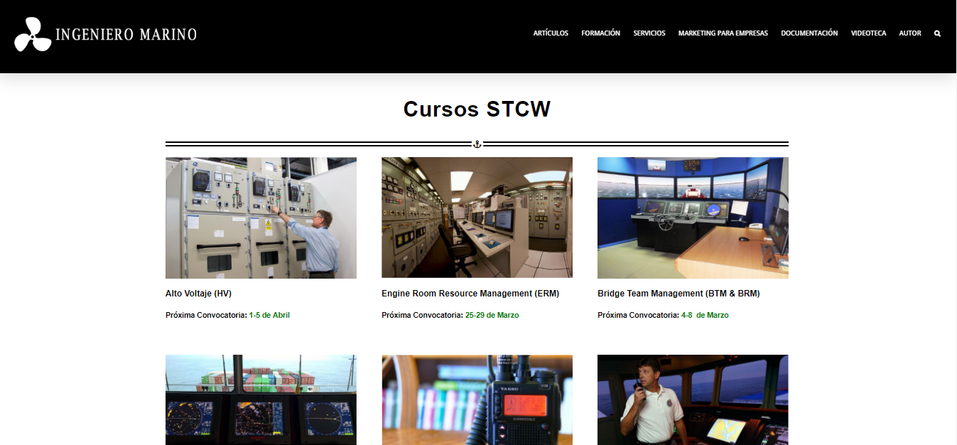 Cursos Marítimos STCW