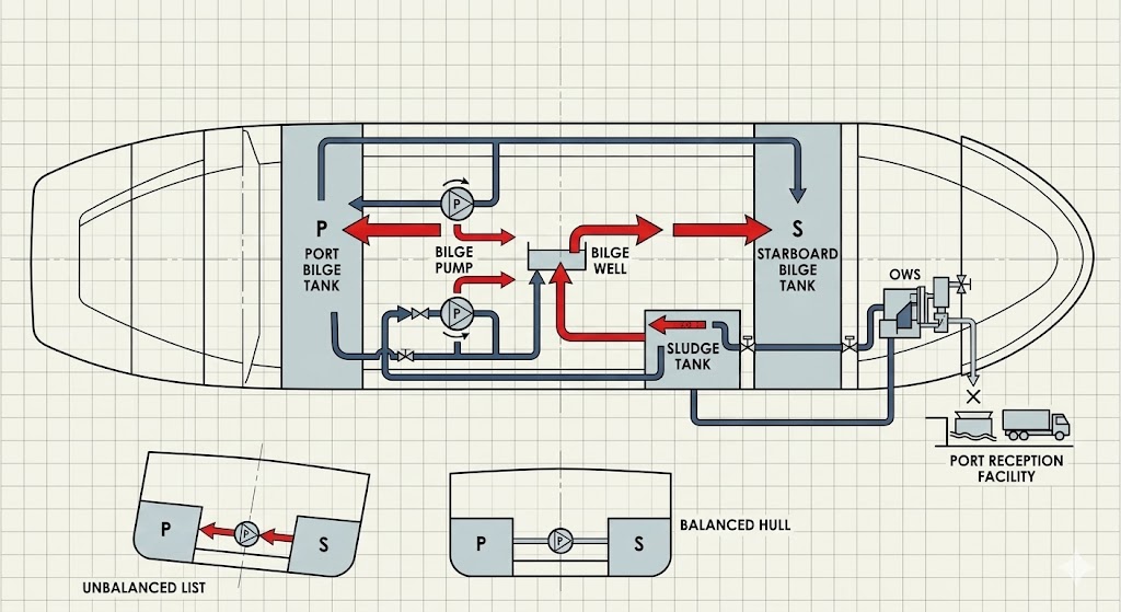Trasiego de agua de sentinas
