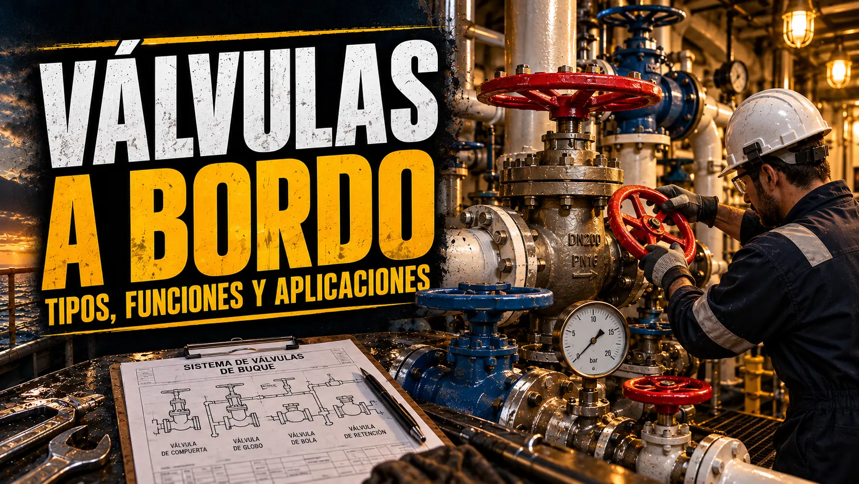 Vídeos de Ingeniería Naval | Ingeniero Marino 6 Válvulas a Bordo- videoteca de ingeniero marino