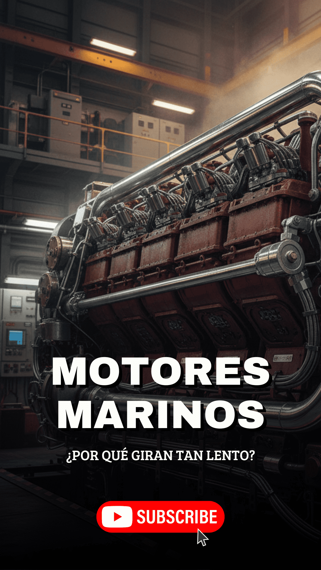 No creerás por qué los motores marinos giran tan lento