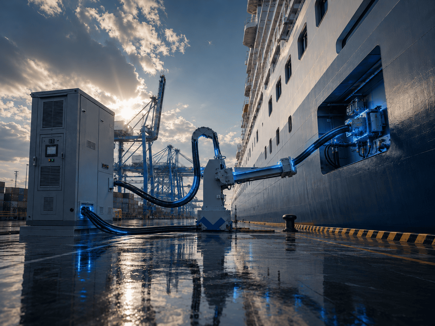 Sistema OPS: la electrificación de muelles que está transformando los puertos 40 Descubre qué es un sistema OPS, cómo funciona la conexión eléctrica tierra-buque, su arquitectura, normativa, beneficios ambientales y retos técnicos en puertos.